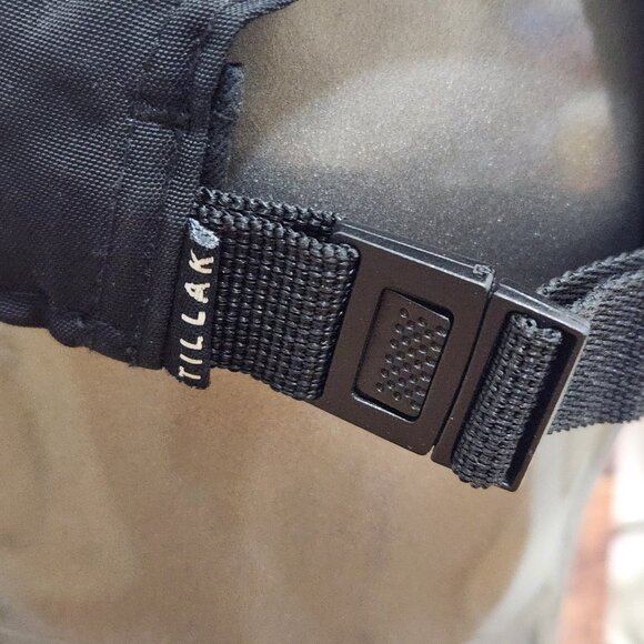 Tillak Coho Six Panel Hat Nylon 6 Panel Adjustable Clip On One Size Black Explor - Picture 5 of 9